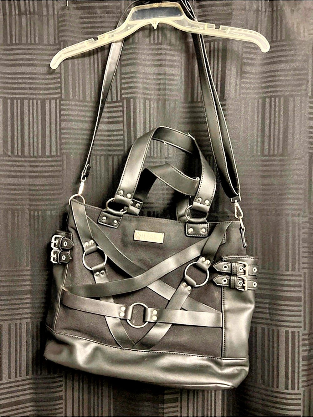 Killstar Black Studded Tote